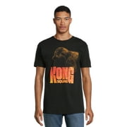 Godzilla vs Kong Men's \u0026 Big Men's Graphic Tees, 2-Pack, Sizes S-3XL